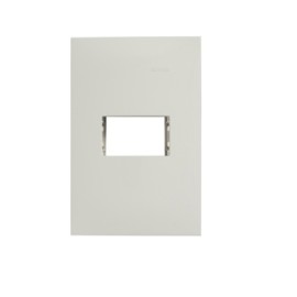 PLACA BLANCA DE 1 MODULO CON CHASIS