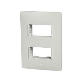 PLACA 2MODULO C/CHASIS - BLANCO BLANCO S26