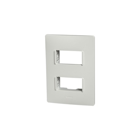 PLACA 2MODULO C/CHASIS - BLANCO BLANCO S26