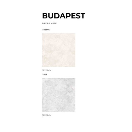 PISO BUDAPEST CREMA 62.1X62.1 CM 1.93 M2/CAJA VITROMEX