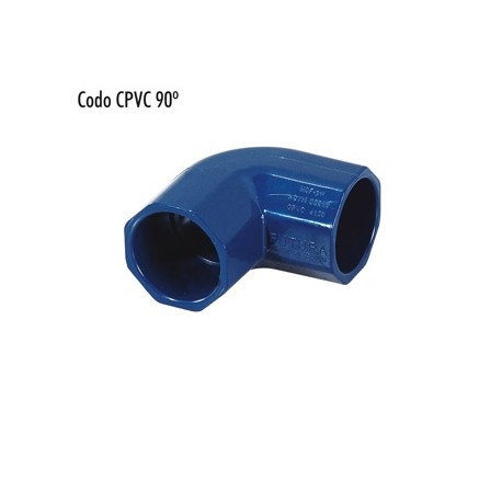 CODO 2 X 90 CPVC AZUL