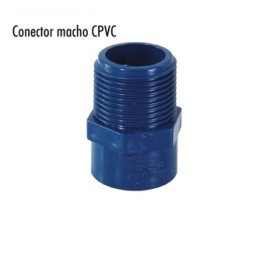 ADAPTADOR MACHO 1 ½ CPVC AZUL