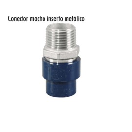 ADAPTADOR MACHO 1 ½ C/INST BRONCE CPVC AZUL