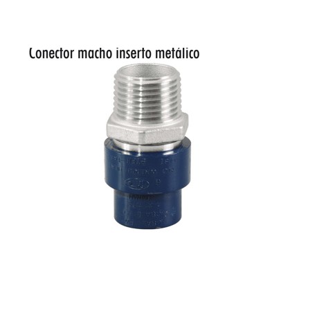 ADAPTADOR MACHO 1 ½ C/INST BRONCE CPVC AZUL