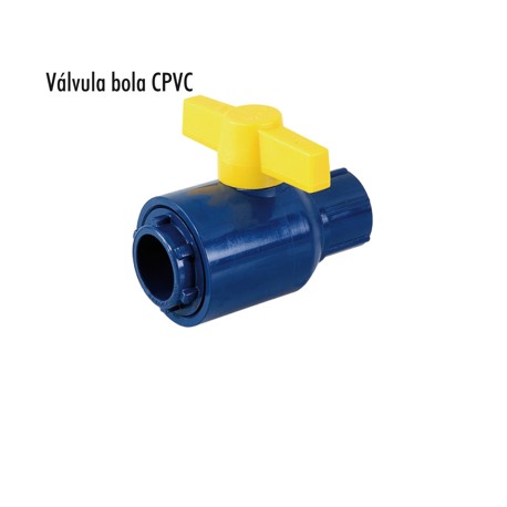 VALVULA BOLA 1/2 CPVC AZUL