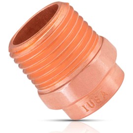 CONECTOR ½ ROSCA EXT. COBRE