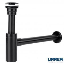 CESPOL PARA LAVABO CON CONTRA NEGRO SATIN 2153.2 URREA