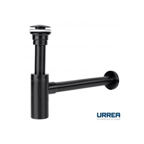 CESPOL PARA LAVABO CON CONTRA NEGRO SATIN 2153.2 URREA