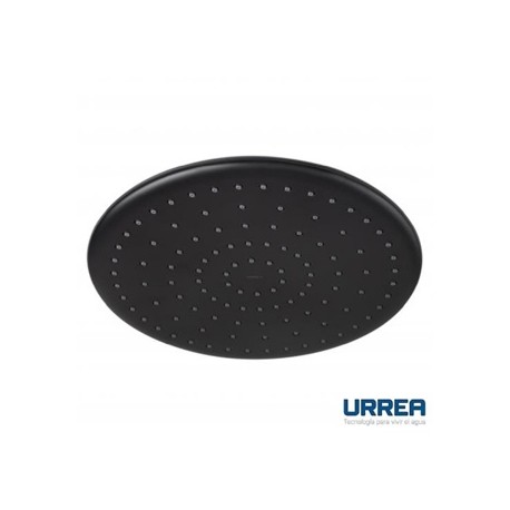 REGADERA DE PLATO REDONDA 26 CM NEGRO MATE F-2212.2 URREA