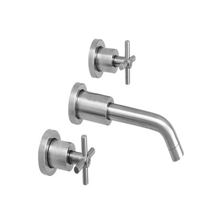 MEZCLADORA PARA LAVABO 8" A PARED INOX 9709INOX URREA