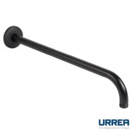 BRAZO PARA REGADERA REDONDO A PARED NEGRO MATE F-2303.2 URREA