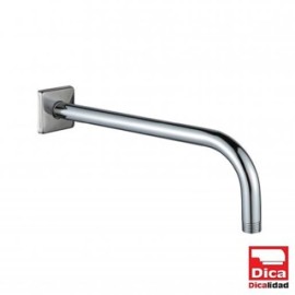 BRAZO REDONDO DE 30 CM A PARED CON CHAPETON 4552BRC DICA