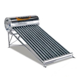 CALENTADOR SOLAR BAJA PRESION 120 LTS 12 TUBOS CST120LNP INOXIDABLE EVANS