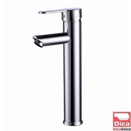 MONOMANDO ALTO PARA LAVABO CROMO F-4439 DICA