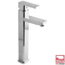 MONOMANDO ALTO ECOLOGICO  PARA LAVABO CROMO F-4451TS DICA