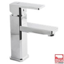 MONOMANDO CORTO ECOLOGICO  PARA LAVABO CROMO F-4452TS DICA