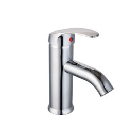 MONOMANDO CORTO PARA LAVABO CROMO F-4434 DICA