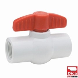 VALVULA ESFERA ROSC PVC 1/2 F-4570 DICA