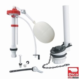 JUEGO COMPLETO ACCS P/WC POLIPROPILENO F-K4056P DICA