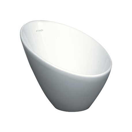 LAVABO DE SOBREPONER MEDIA LUNA BCO F-71.7112.23 STANZA