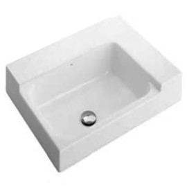 LAVABO RECTANGULAR DE SEMI ENCAJE KADER BCO F-73.7305.23 STANZA