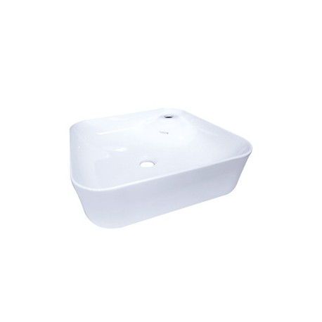 LAVABO CERAMICO C/ ORIFICIO P/ MONOMANDO F-LC025 425 X 425 X 125 MM TECNOBATH