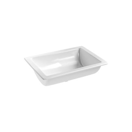 LAVABO AUDAZE RECTANGULAR BLANCO ORION BAJO CUBIERTA 52821