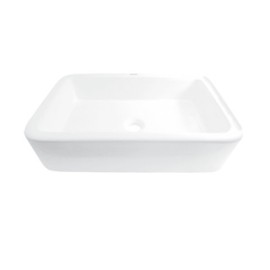 LAVABO CERAMICO BLANCO DE S/PONER RECTANGULAR S/ORIFICIO LC 019 VAND