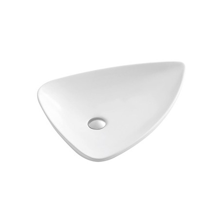 LAVABO CERAMICO BLANCO DE S/PONER TRIANGULAR S/ORIFICIO LC 022 VAND