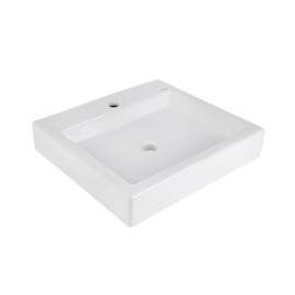 LAVABO KUB BLANCO PARA MONOMANDO ORION